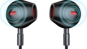 Lenovo Moving-Coil HE06 austiņas Melnas [Czarne]