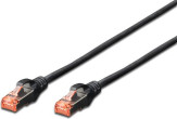 Digitus Patchcord Cross S/FTP. Cat6. melns
