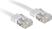 Lindy Patchcord Cat6. plakans. 10 m
