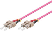 MicroConnect SC/UPC-SC/UPC Światłowodowy OM4 15m Fioletowy