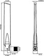 Delock daudzvirzienu antena RP-SMA ac/a/h/b/g/n (88898)