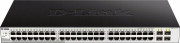 Slēdzis D-Link DGS-1210-52/ME/E 48-Port 10/100/1000BASE-T 4-Port