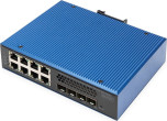 Switch Digitus Przemysłowy 8+4 10G Uplink