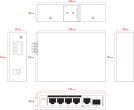 Switch Ernitec ELECTRA-U06-1GB (6-port 1000Mbps Intelligent)