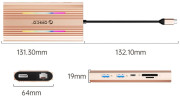 Orico stacija/replikators XDR RGB USB-C dokstacija