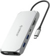 Stacja/replikator Orico XCR 12w1 USB-C srebrna