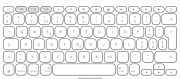 Logitech Keyboard 920-012965 / Keys-To-Go 2