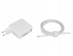 Mitsu 67 W USB-C lādētājs. balts