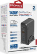 Promate GaNPort-140W GaNFast™ uzlādes stacija 140W