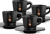 Bialetti 4 krūzīšu komplekts ar apakštasīti