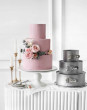 Patisse 3 augstu SILVER-TOP kūku formiņu