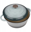 Emaliowany garnek żeliwny 24cm 4L kolor