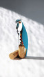Alessi PARROT Alumīnija pudeles korķviļķis. zils