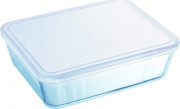Pyrex C&F pusdienu trauks caurspīdīgs borsilikāta