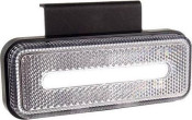 AMiO Balta taisnstūra LED marķierlampa OM-02-W