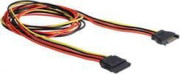 Delock SATA 15-pin 15-pin. 1m. daudzkrāsains