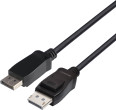 Deltaco 2 m, DisplayPort, DisplayPort, Male