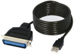 PremiumCord USB printera kabelis uz LPT