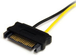 StarTech SATA dzeltens (SATPCIEX8ADP) [15-pin PCIe