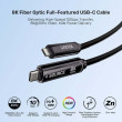 Unitek USB-C optiskie kabeļi (10Gbps. PD60W