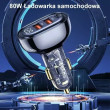 Ładowarka Usams Ładowarka samochodowa 2xUSB+1xUSB-C 80W