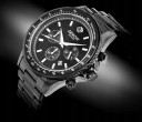 Giewont pulkstenis vīriešu Chronograph Sapphire melns