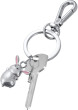 Troika Brelok Tiny Rabbit, metal, srebrny