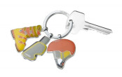 Troika Brelok Wintersport, emaliowany metal, mix