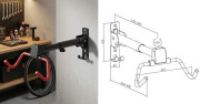 Fiber Mounts - Składany wieszak rowerowy