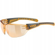 Uvex Okulary rowerowe Equate, smoke/orange