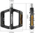 RockBros Pedały rowerowe BP2501 oblaskowe nylonowe