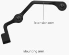MAGICSHINE Uchwyt lampki przedniej FORKIX Extendable