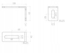 PSG Kątownik rolki prowadzącej 100x60mm (60
