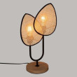 Atmosfēras OLME dekoratīvā lampa. rotangpalmas pinums
