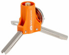 GSI Outdoors butāna-izobutāna adapteris. oranžs [Butane-Isobutane
