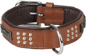 Flamingo Dog collar Sedona Brown 31-35CM