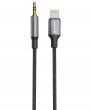 AV adapteris Swissten audio Textile Lightning