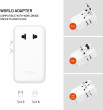 Fixed Adapter sieciowy GaN USB-C, USB-A