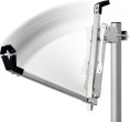 Goobay satelītantena 80 cm. alumīnijs. pelēks