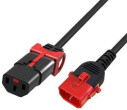 MicroConnect Microconnect MC-DUALC13C14S-2.5 barošanas kabelis