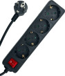 MicroConnect strāvas kabelis Microconnect MC-GRU0045BS sadalītājs