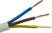 Elektrības kabelis Mājas 300/300V OMY 3x1
