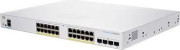 Cisco slēdzis CBS250-24FP-4G. 24xGbE RJ45. 4xSFP