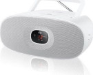 Muse MD-202RDW Balts radio atskaņotājs. Portatīvais