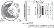 Głośnik samochodowy Kenwood KFC-S1366