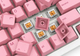 Aptel Glorious GPBT Keycaps Rozā greipfrūts
