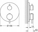 Grohe ATRIO Termostat podtynkowy (chrom) 1-wyjsciowy