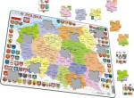 Larsen Puzzle Karte Polijas Politiskais Maxi