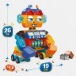 Bounn Klocki konstrukcyjne robot duże oczy