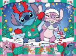 Ravensburger Puzzle 100 Disney Stitch Ziemassvētki